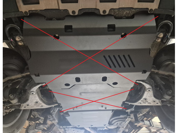 Stahl Unterfahrschutz für Getriebe Toyota Land Cruiser 250 (2024-2026) EANToyota Land Cruiser