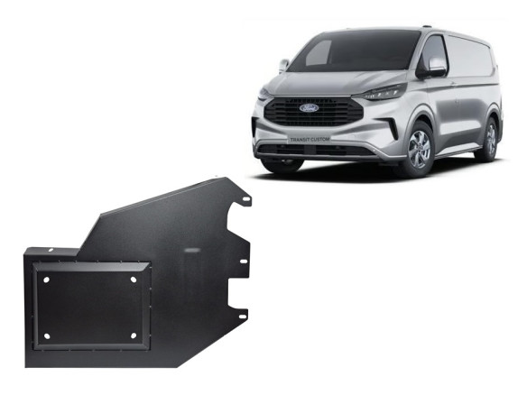 Stahl Unterfahrschutz für AdBluetank Ford Transit Custom (2023-2026) EANFord Transit Custom