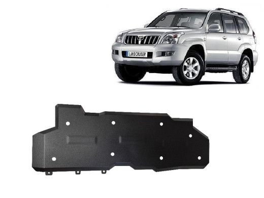 Stahl Unterfahrschutz für Kraftstofftank Toyota Land Cruiser J120 - nur für die 5 Türer Version (2002-2009) EANToyota Land Cruiser