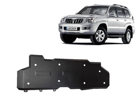 Stahl Unterfahrschutz für Kraftstofftank Toyota Land Cruiser J120 - nur für die 5 Türer Version (2002-2009) EANToyota Land Cruiser