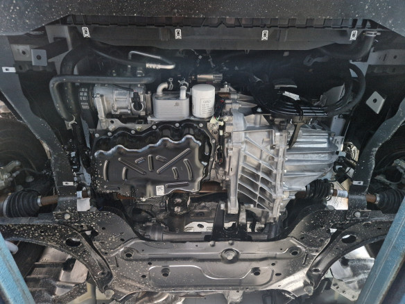 Unterfahrschutz aus verzinktem Stahl für Motor Volksvagen T7 (2023-2026) EANVolkswagen Transporter