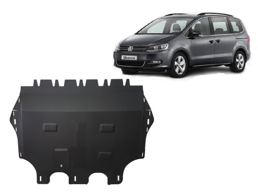 Stahl Unterfahrschutz für Motor Volkswagen Sharan mit Webasto (2010-2020) EANVolkswagen Sharan