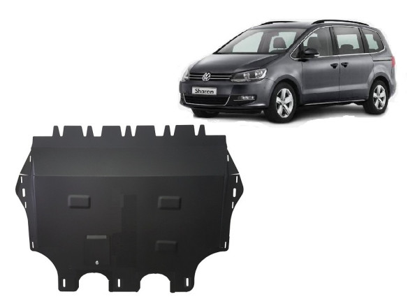 Stahl Unterfahrschutz für Motor Volkswagen Sharan mit Webasto (2010-2020) EANVolkswagen Sharan
