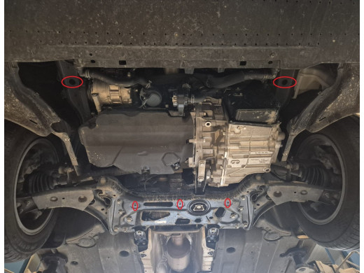 Stahl Unterfahrschutz für Motor Ford Transit Connect - Schaltgetriebe (2024-2026) EANFord Transit Connect