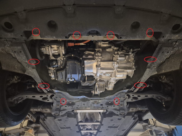 Stahl Unterfahrschutz für Motor Toyota C-HR (2023-2026) EANToyota C-HR