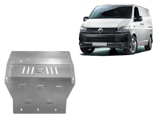 Unterfahrschutz aus verzinktem Stahl für Volkswagen Transporter T5 Caravelle (2015-2018) EANVolkswagen Caravelle
