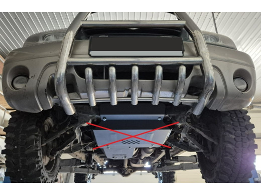 Stahl Unterfahrschutz für Getriebe Suzuki Grand Vitara XL-7 (1999-2005) EANSuzuki Grand Vitara