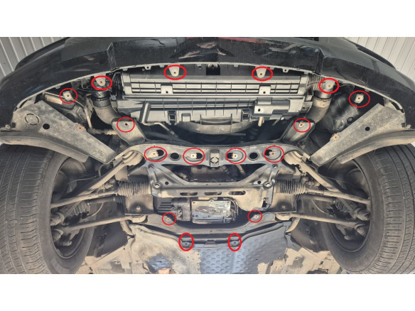 Stahl Unterfahrschutz für Motor Mercedes GLK X204 (2008-2015) EANMercedes GLK