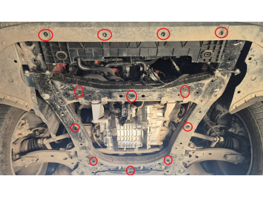 Stahl Unterfahrschutz für Motor MG ZS (2022-2026) EANMG ZS