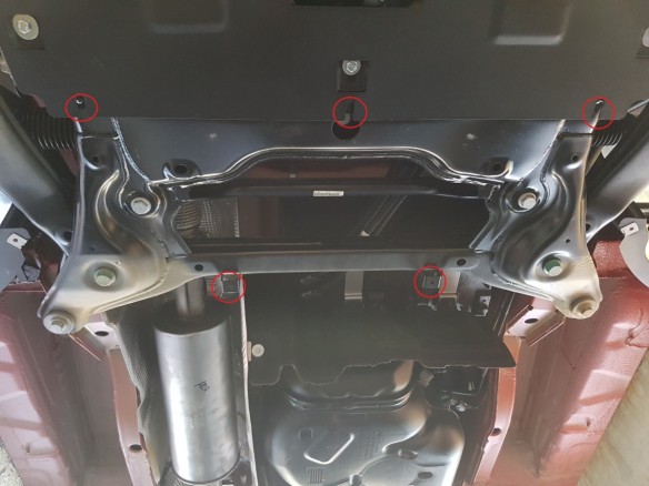 Stahl Unterfahrschutz für Motor Mercedes Sprinter-FWDMercedes