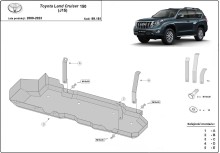 Stahl Unterfahrschutz für Kraftstofftank Toyota Land Cruiser J150 (2009-2023)