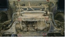Stahl Unterfahrschutz für Motor, Kühler Mitsubishi Pajero 4 (V80, V90) (2007-2021)