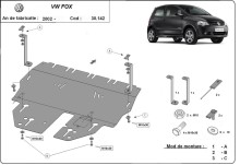 Stalowa Osłona pod silnik VW Fox (2002-2026) EAN