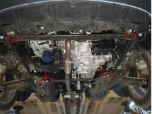 Stahl Unterfahrschutz für Motor Opel Crossland X (2017-2026)