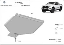 Aluminium Unterfahrschutz für Getriebe Volkswagen Amarok (2022-2026)