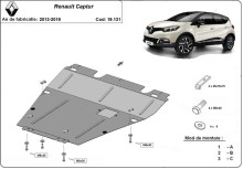 Stahl Unterfahrschutz für Motor Renault Captur (2013-2019)
