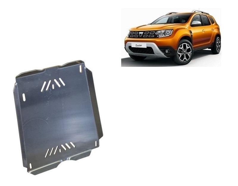 Aluminium Unterfahrschutz für Kraftstofftank Dacia Duster II (2018-2024)