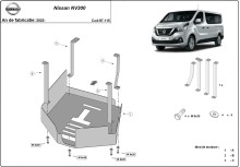 Stahl Unterfahrschutz für Katalysator Nissan NV300 (2022-2026)
