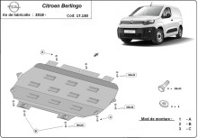 Stahl Unterfahrschutz für Motor Citroen Berlingo (2018-2026)