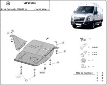 Aluminium Unterfahrschutz für Motor Volkswagen Crafter (2006-2016)