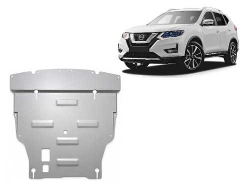 Aluminium Unterfahrschutz für Motor Nissan X-Trail (2014-2021)