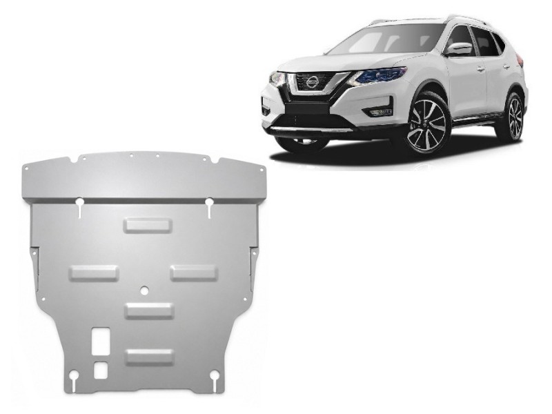 Aluminium Unterfahrschutz für Motor Nissan X-Trail (2014-2021)