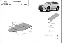 Stahl Unterfahrschutz für Getriebe Lexus GX460 (2010-2026)