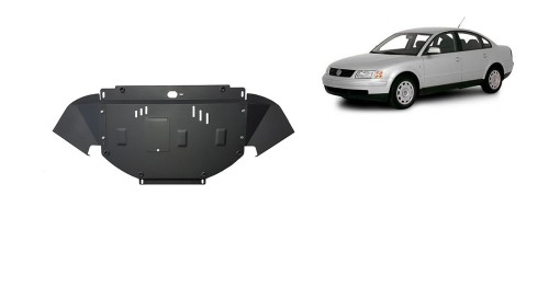 Stahl Unterfahrschutz für Motor VW Passat B5 (1997-2000)