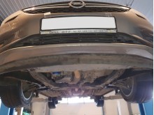 Stahl Unterfahrschutz für Motor Opel Astra K (2015-2021)