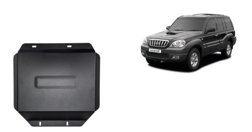 Stahl Unterfahrschutz für Verteilergetriebe Hyundai Terracan (2001-2007)