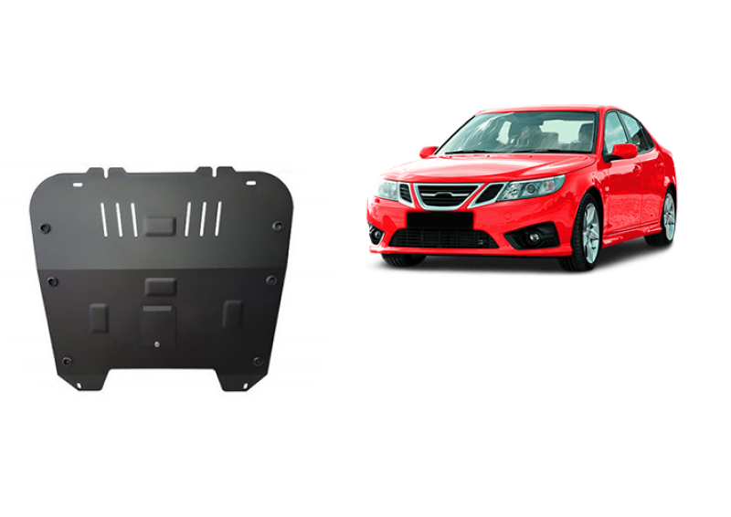 Stahl Unterfahrschutz für Motor, Getriebe Saab 9-3 (2002-2012)