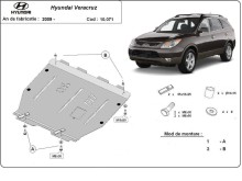 Stahl Unterfahrschutz für Motor Hyundai Veracruz (2009-2015)