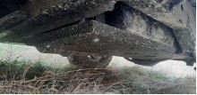 Stahl Unterfahrschutz für Kraftstofftank Hyundai Terracan (2001-2007)