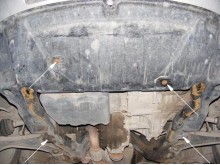Stahl Unterfahrschutz für Motor Chevrolet Captiva (2006-2010)