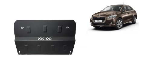 Stahl Unterfahrschutz für Motor, Getriebe Peugeot 301 (2012-2026)