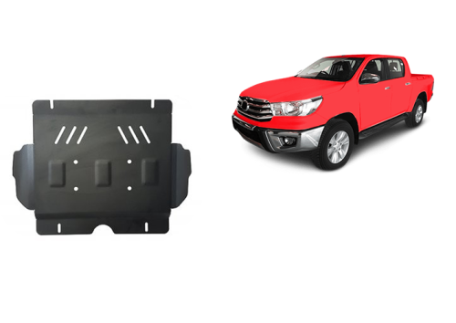 Stahl Unterfahrschutz für Motor Toyota Hilux Revo (2016-2026)