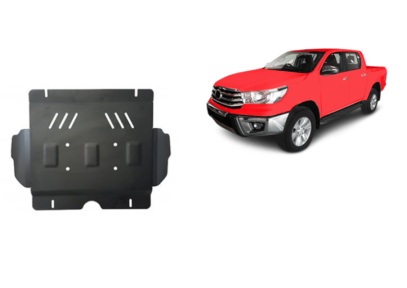 Stahl Unterfahrschutz für Motor Toyota Hilux Revo (2016-2026)