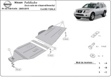 Aluminium Unterfahrschutz für Getriebe Nissan Pathfinder (2005-2015)