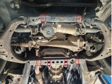 Stahl Unterfahrschutz für Motor Isuzu D-Max (2019-2026)