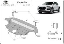 Stahl Unterfahrschutz für Motor Hyundai Kona (2018-2023)
