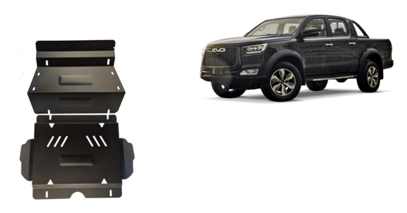 Stahl Unterfahrschutz für Motor Evo Cross 4 (2018-2026)