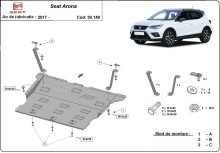 Stahl Unterfahrschutz für Motor Seat Arona Arona (2017-2026)