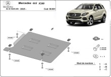 Stahl Unterfahrschutz für Getriebe Mercedes GLE X166 (2015-2019)