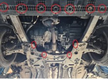 Stahl Unterfahrschutz für Motor Alfa Romeo Giulietta (2010-2020)