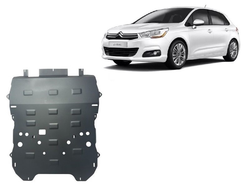 Stahl Unterfahrschutz für Motor Citroen C4 (2013-2018)