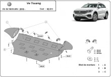 Stalowa Osłona pod silnik Volkswagen Touareg (2018-2026) EAN