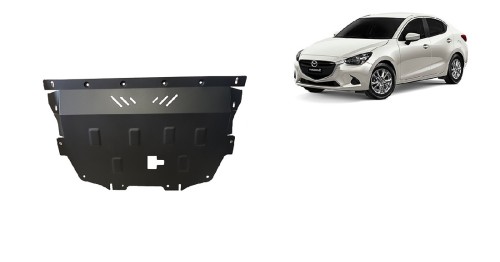 Stahl Unterfahrschutz für Motor Mazda 2 (2014-2026)