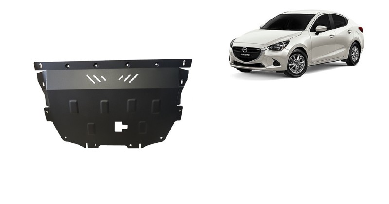 Stahl Unterfahrschutz für Motor Mazda 2 (2014-2026)