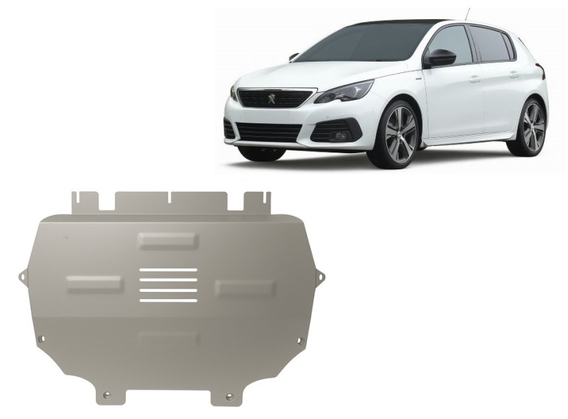 Aluminium Unterfahrschutz für Motor Peugeot 308 (2018-2026)