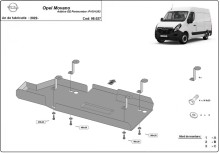 Stahl Unterfahrschutz für AdBluetank Opel Movano (2022-2026)